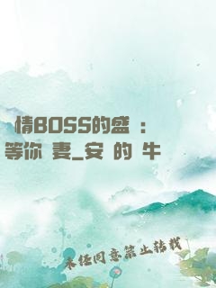 純情BOSS的盛愛：等你為妻