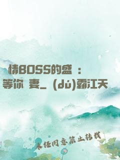 純情BOSS的盛愛：等你為妻