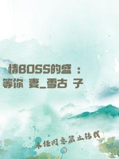 純情BOSS的盛愛：等你為妻