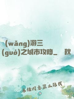網(wǎng)游三國(guó)之城市攻略