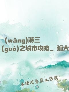 網(wǎng)游三國(guó)之城市攻略
