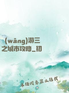 網(wǎng)游三國之城市攻略