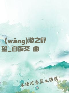 網(wǎng)游之野望