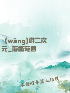 網(wǎng)游二次元