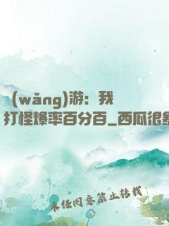 網(wǎng)游：我打怪爆率百分百