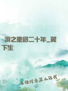 網游之重回二十年