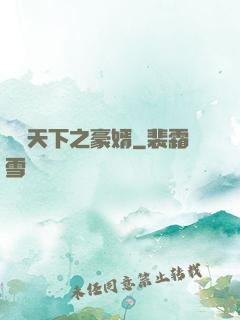 縱橫天下之豪婿