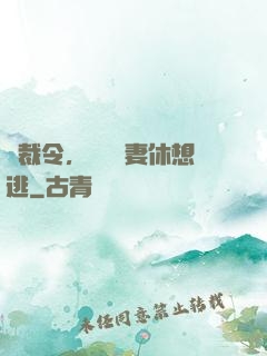 總裁令，頭號鮮妻休想逃