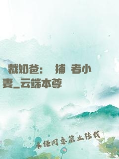 總裁奶爸：緝捕記者小妻