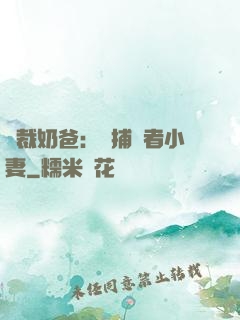 總裁奶爸：緝捕記者小妻