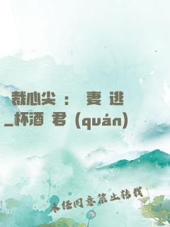 總裁心尖寵：嬌妻別逃