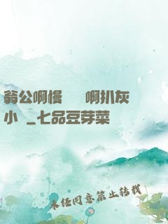 翁公啊慢點輕點啊扒灰小說