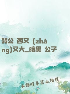 翁公東西又長(zhǎng)又大