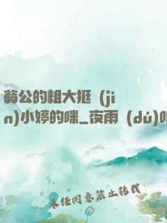 翁公的粗大挺進(jìn)小婷的咪