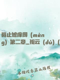翁止媳庠周夢(mèng)瑩第二章