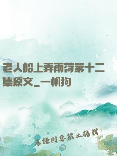 老人船上弄雨荷第十二集原文