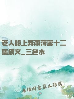 老人船上弄雨荷第十二集原文