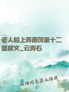 老人船上弄雨荷第十二集原文
