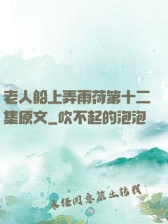老人船上弄雨荷第十二集原文
