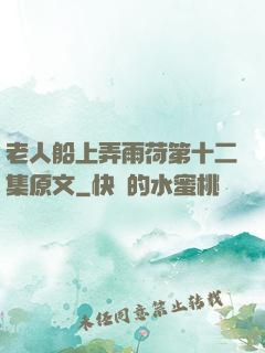 老人船上弄雨荷第十二集原文