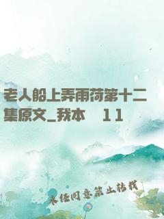老人船上弄雨荷第十二集原文