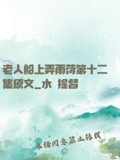 老人船上弄雨荷第十二集原文