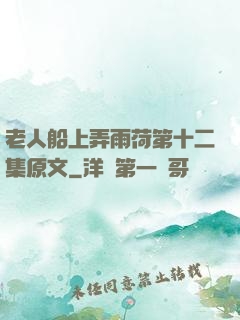 老人船上弄雨荷第十二集原文