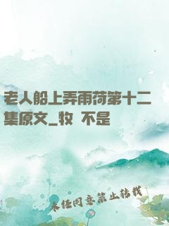 老人船上弄雨荷第十二集原文