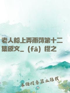 老人船上弄雨荷第十二集原文