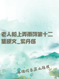 老人船上弄雨荷第十二集原文