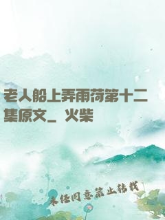 老人船上弄雨荷第十二集原文