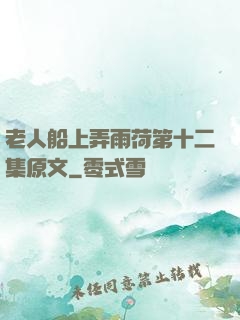 老人船上弄雨荷第十二集原文
