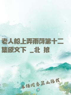 老人船上弄雨荷第十二集原文下載
