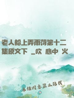 老人船上弄雨荷第十二集原文下載