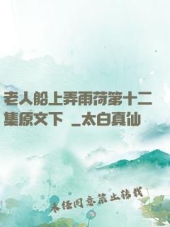 老人船上弄雨荷第十二集原文下載