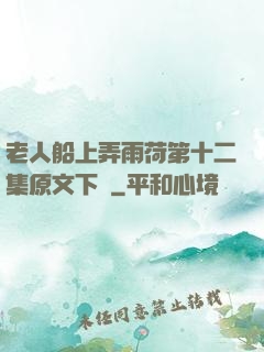 老人船上弄雨荷第十二集原文下載