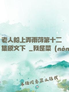 老人船上弄雨荷第十二集原文下載