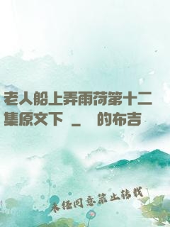 老人船上弄雨荷第十二集原文下載