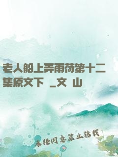 老人船上弄雨荷第十二集原文下載