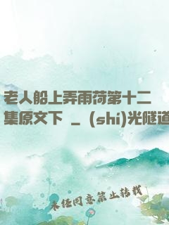 老人船上弄雨荷第十二集原文下載
