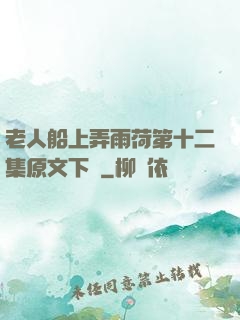 老人船上弄雨荷第十二集原文下載