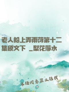 老人船上弄雨荷第十二集原文下載
