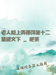 老人船上弄雨荷第十二集原文下載