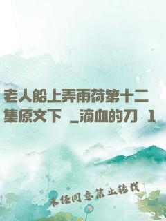 老人船上弄雨荷第十二集原文下載