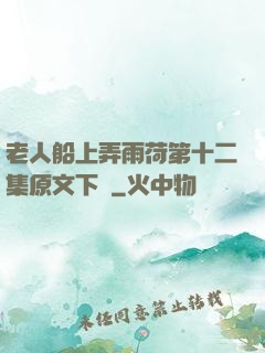 老人船上弄雨荷第十二集原文下載