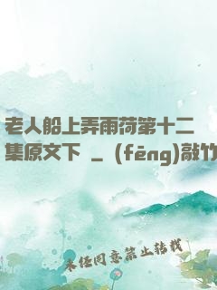 老人船上弄雨荷第十二集原文下載