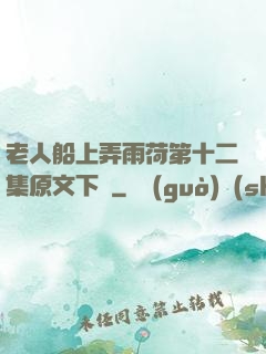 老人船上弄雨荷第十二集原文下載