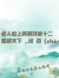 老人船上弄雨荷第十二集原文下載