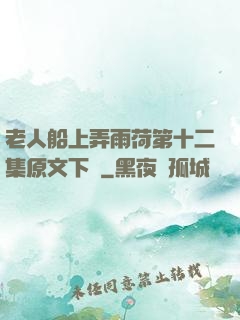 老人船上弄雨荷第十二集原文下載
