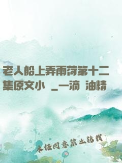 老人船上弄雨荷第十二集原文小說